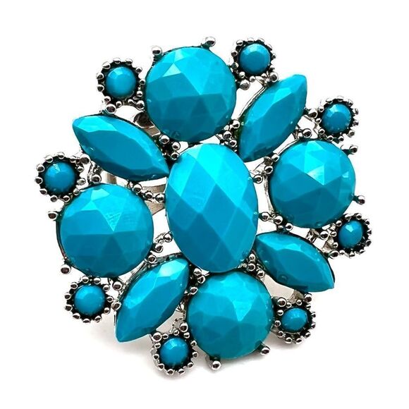 Aldo Turquoise Statement Southwest Ring size 7‎ - Picture 7 of 13